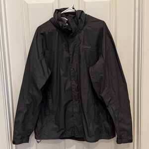 Marmot Charcoal Hooded Rain Jacket